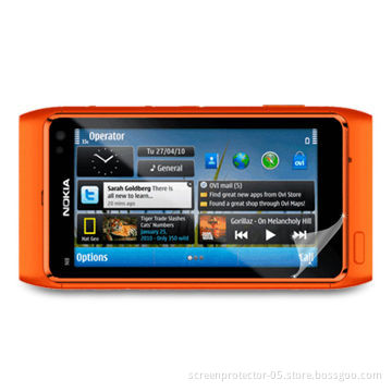 Crystal Clear Screen Protector for Nokia N8, Made of Imported Japanese PET
